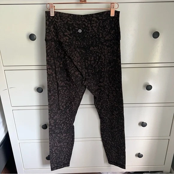 Lululemon Align High Rise Legging 25” - Brown Leopard - Picture 2 of 4